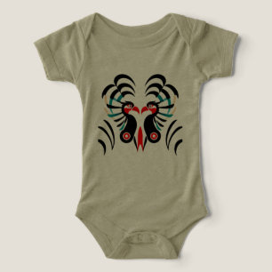 Twin Tribal Phoenix Spirit – Symmetrical Abstract Infant T-shirt