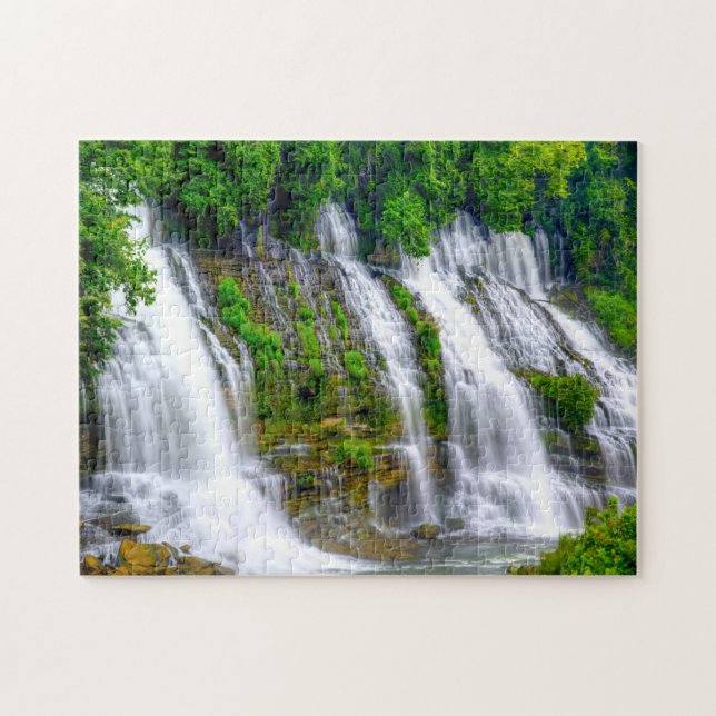 Twin Waterfalls Tennessee. Jigsaw Puzzle (Horizontal)