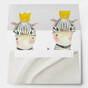 Twin Zebra  Envelope