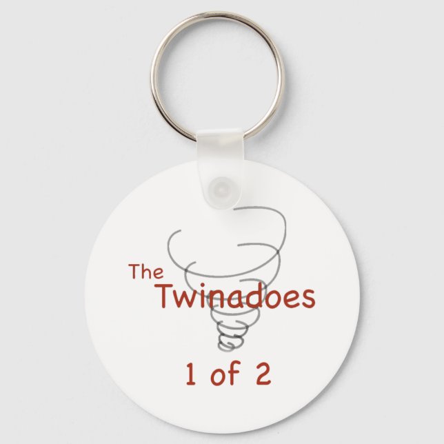 Twinadoes 1 of 2 keychain (Front)