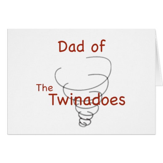 Twinadoes Dad Cards (Front Horizontal)