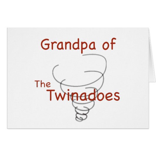 Twinadoes Grandpa Cards (Front Horizontal)