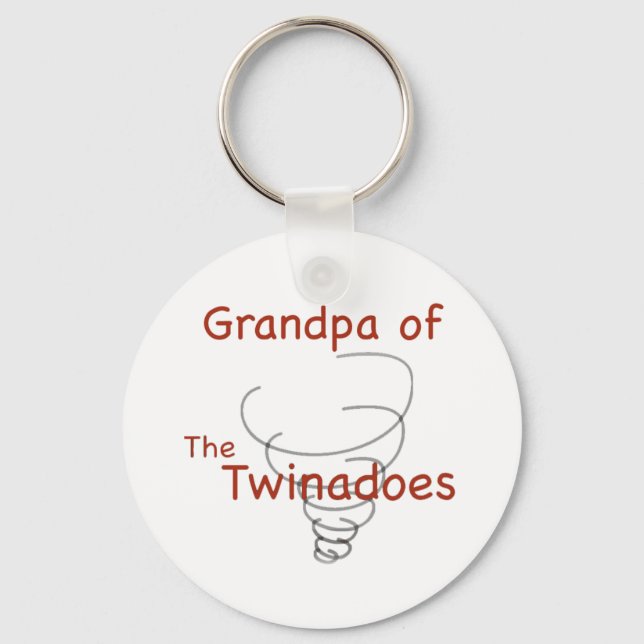Twinadoes Grandpa Keychain (Front)