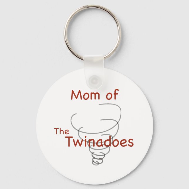 Twinadoes Mom Keychain (Front)