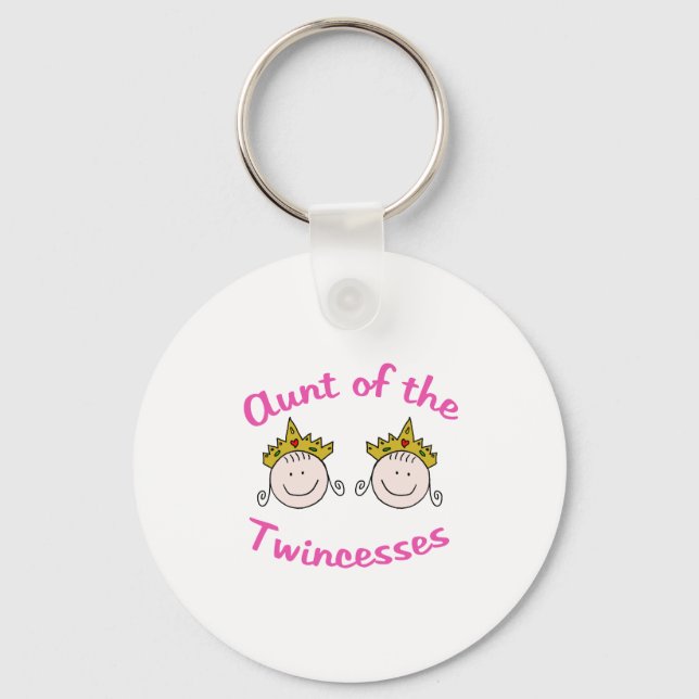 Twincess Aunt Keychain (Front)