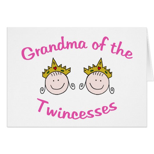 Twincess Grandma Cards (Front Horizontal)