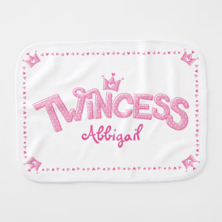 Twincess Twin Girl Baby Blanket (Pink)