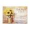 Twine Wrapped Mason Jar Sunflower Wedding RSVP