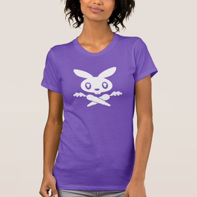 Twink Bunny Skull Ladies T-Shirt (Front)