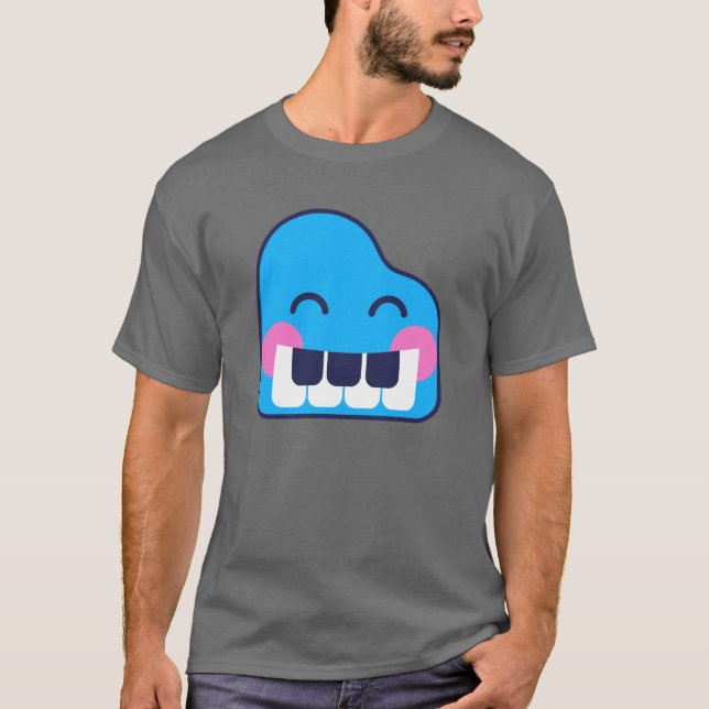 Twink Happy Piano Adult T-Shirt (Front)
