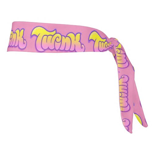 Twink Pink Pride Tie Headband