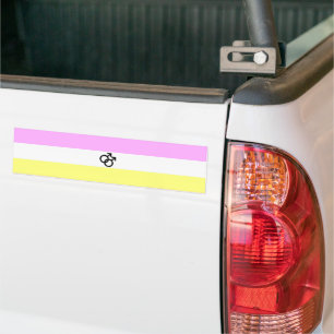 Twink Pride Flag Bumper Sticker