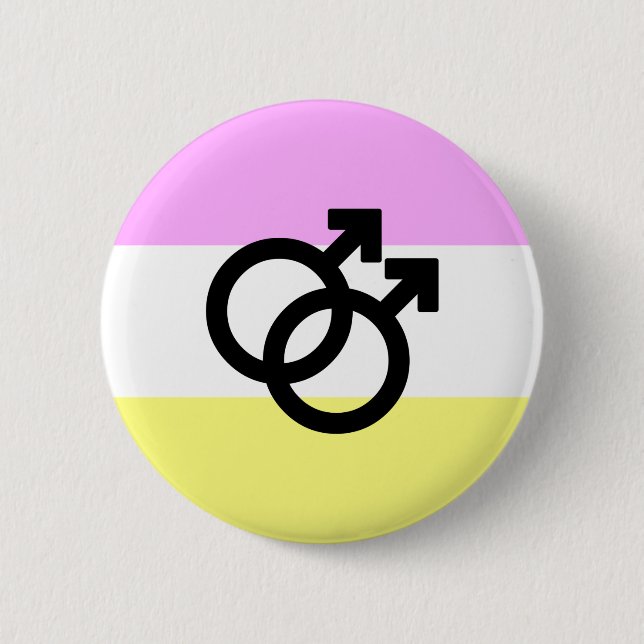 Twink Pride Flag  Button (Front)