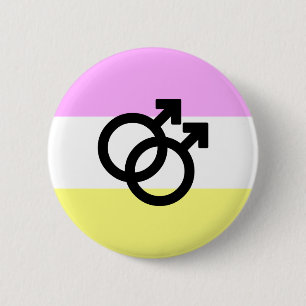 Twink Pride Flag Button