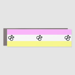 Twink Pride Flag Car Magnet