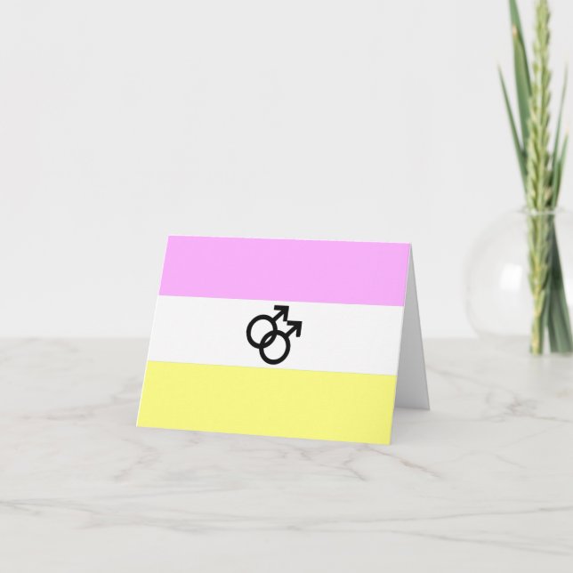 Twink Pride Flag Card (Front)