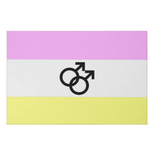 Twink Pride Flag Faux Canvas Print