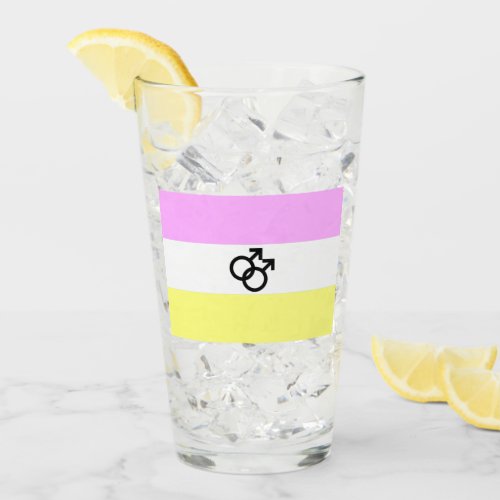 Twink Pride Flag Glass