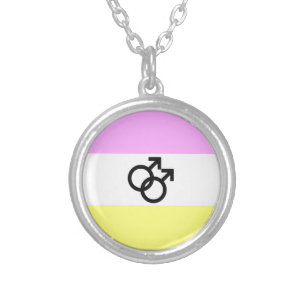 Twink Pride Flag Silver Plated Necklace