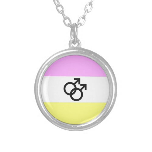 Twink Pride Flag Silver Plated Necklace