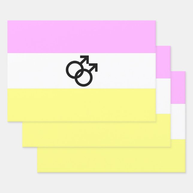 Twink Pride Flag Wrapping Paper Sheets (Set)