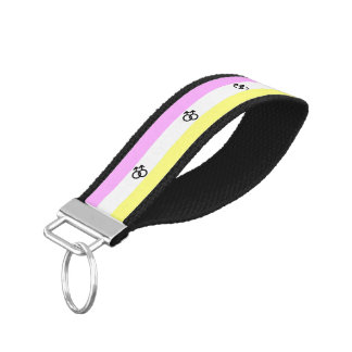 Twink Pride Flag Wrist Keychain