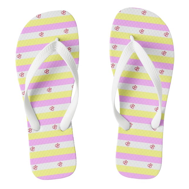 Twink Pride Flip Flops (Footbed)
