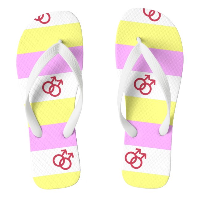 Twink Pride Flip Flops (Footbed)