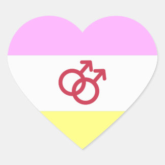 TWINK PRIDE HEART STICKER