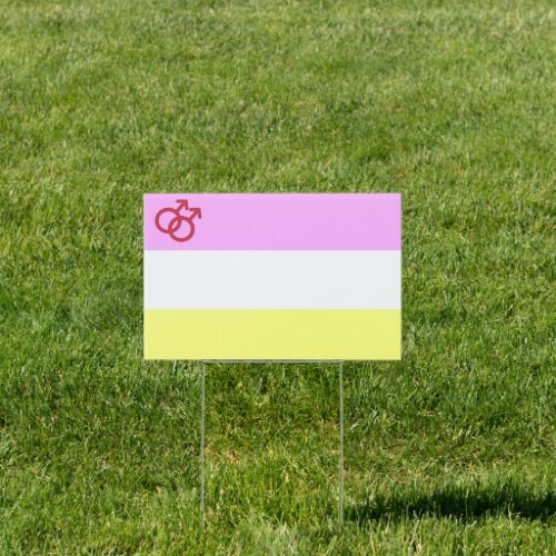 Twink Pride House Flag Sign