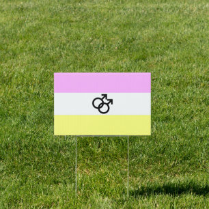 Twink Pride House Flag Sign