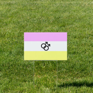Twink Pride House Flag Sign
