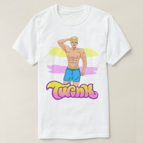 Twink Pride Mens Basic T_Shirt
