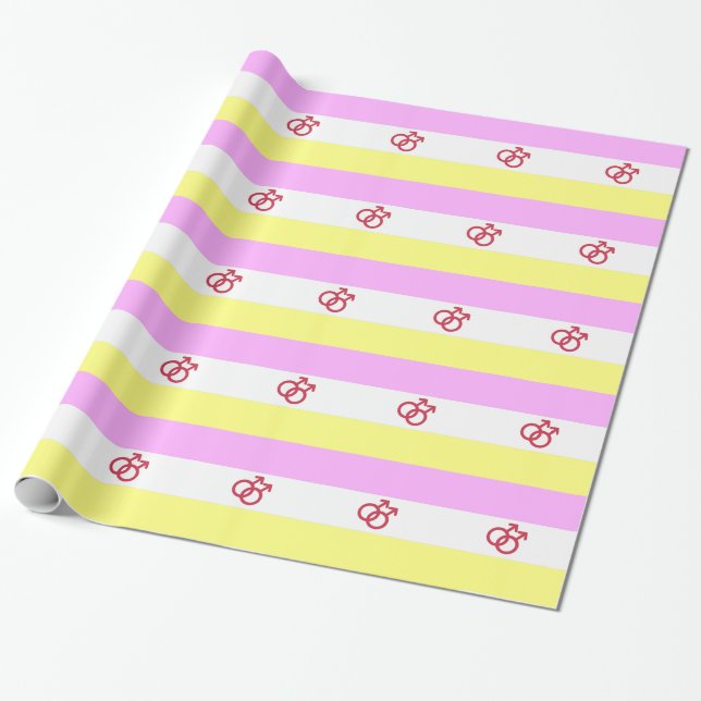 TWINK PRIDE WRAPPING PAPER (Unrolled)