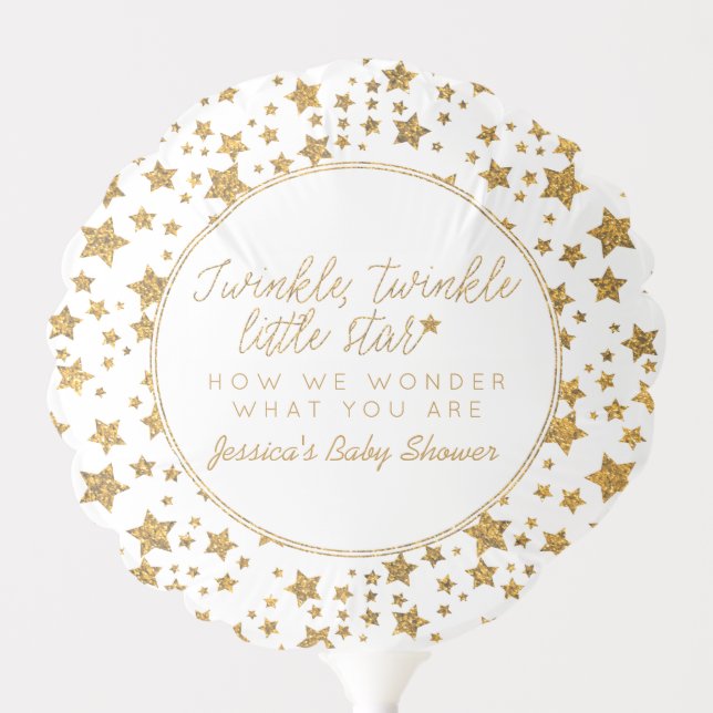 Twink, Twinkle Little Star Baby Shower Balloon (Front)
