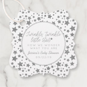 Twink, Twinkle Little Star Baby Shower Favor Tags
