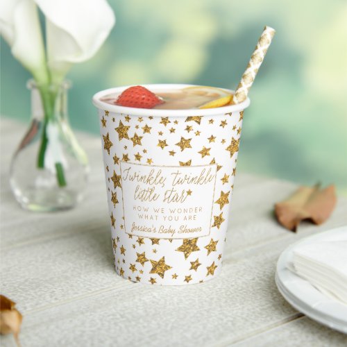 Twink Twinkle Little Star Baby Shower Paper Cups