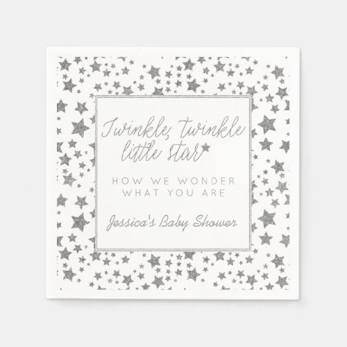 Twink Twinkle Little Star Baby Shower Paper Napkins