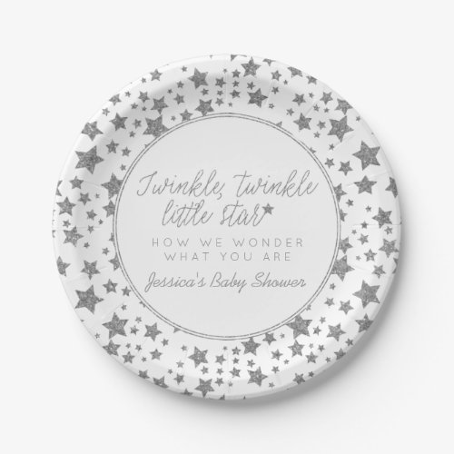 Twink Twinkle Little Star Baby Shower Paper Plates