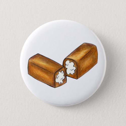 Twinkie Cream_Filled Snack Cake Junk Food Foodie Pinback Button