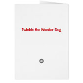 Twinkie the Wonder Dog Cards (Back)