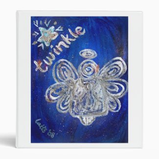Twinkle Angel Art Binder Notebook