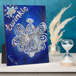 Twinkle Angel Art Painting Gift Plaque