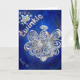 Twinkle Angel Greeting Card or Note Card