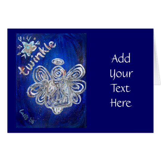 Twinkle Angel Greeting Card or Note Card
