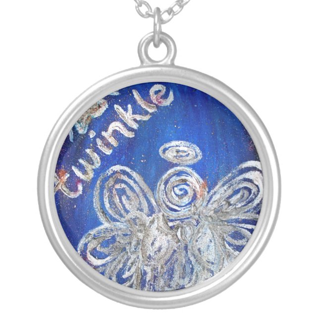 Twinkle Angel Necklace Pendant (Front)