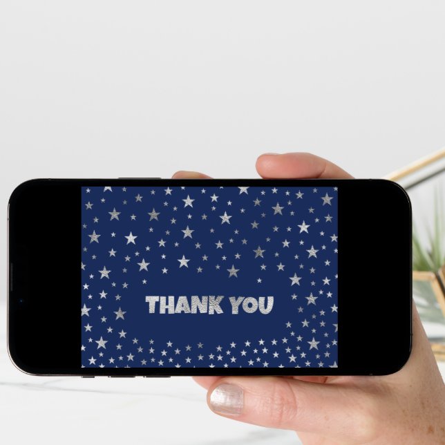 Twinkle Baby Sprinkle thank you note Card (Front Digital)