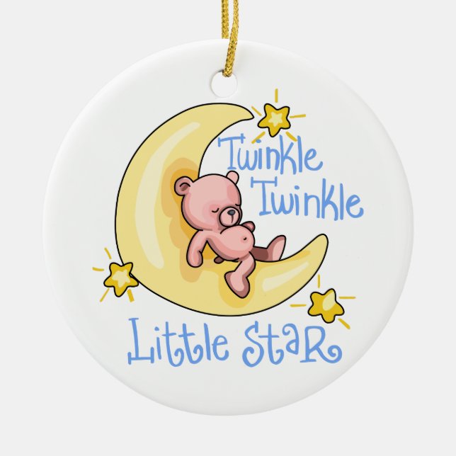 Twinkle Ceramic Ornament (Front)