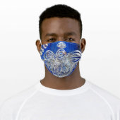 Twinkle Guardian Angel Art Custom Face Masks (Worn)