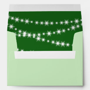 Twinkle Lights (green) Envelope